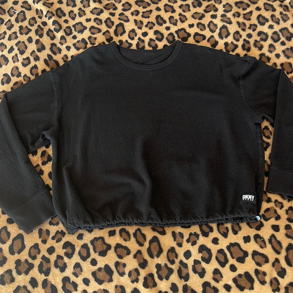 DKNY Mesh Crop Top